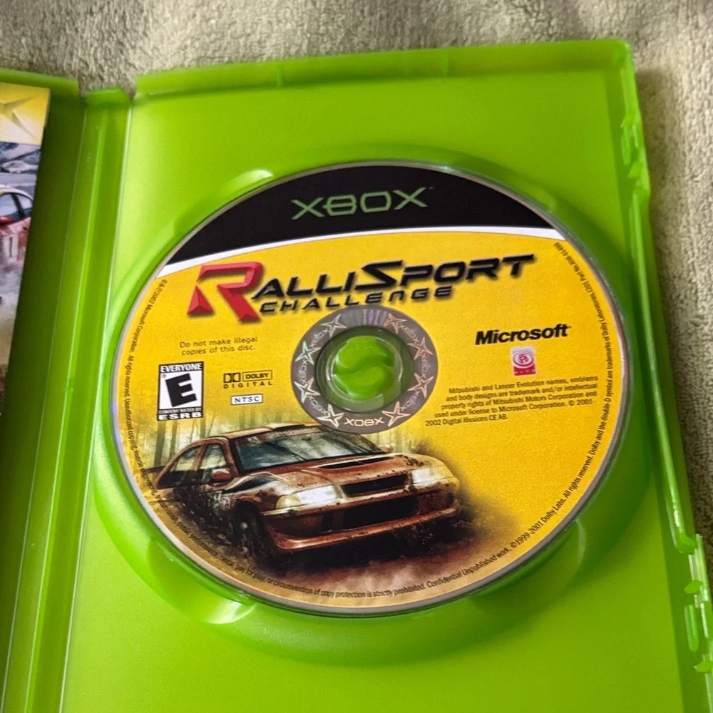 Microsoft Xbox RalliSport Challenge - Green Case